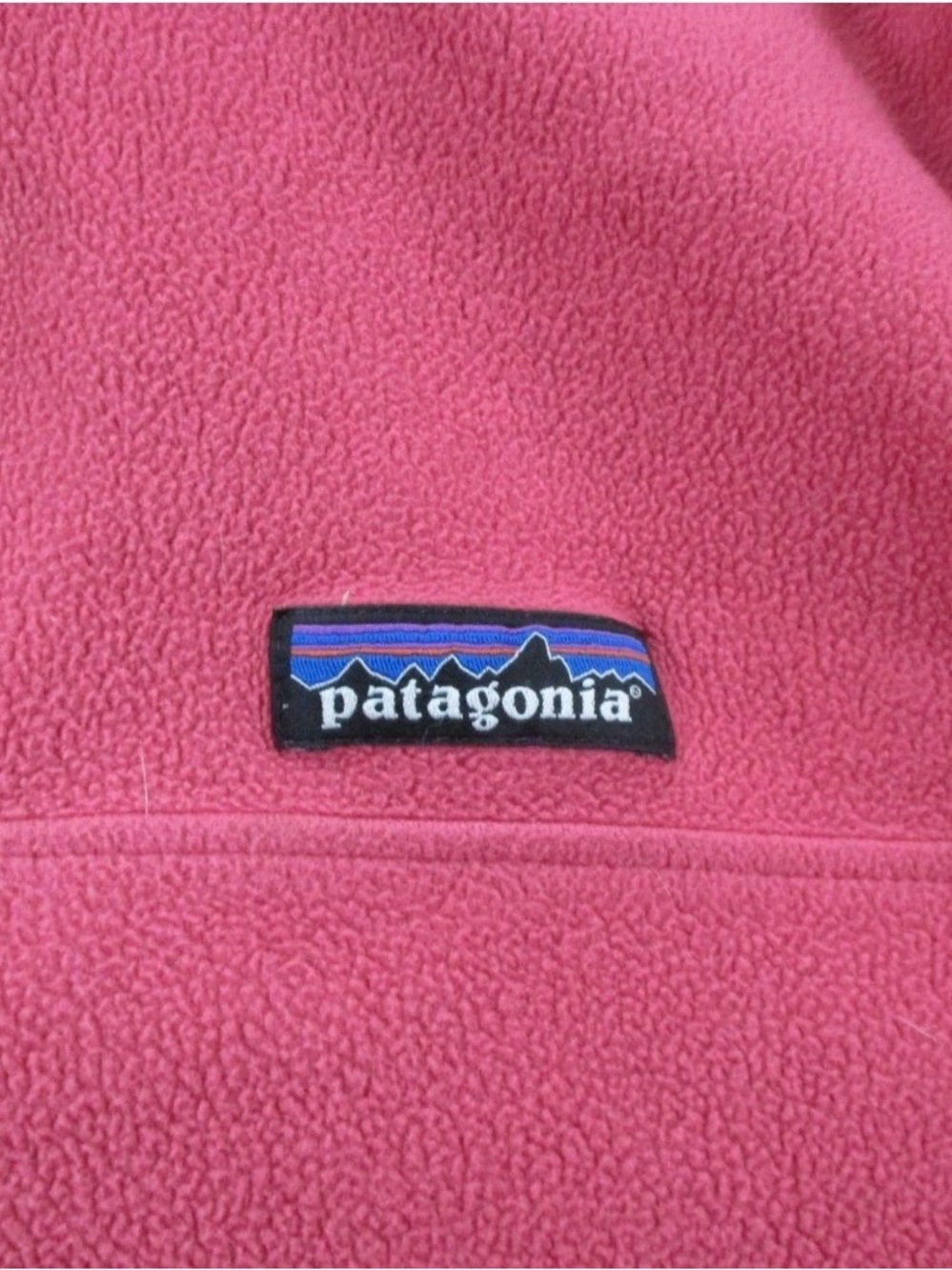 Patagonia Rare Colorway Pink Micro D Snap T Fleece Pullover Women’s XL